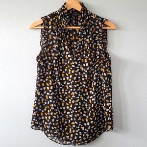 WHBM Sleeveless V-Neck Top